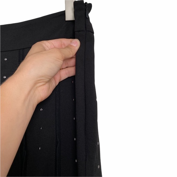 GUESS NWT Lita Studded Flyaway Midi Skirt size 6 - Picture 5 of 12